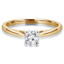 Round Diamond Solitaire Engagement Ring in Yellow Gold (MVS0028-Y)