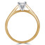 Round Diamond Solitaire Engagement Ring in Yellow Gold (MVS0028-Y)