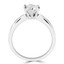 Round Diamond 6-Prong Solitaire Engagement Ring in White Gold (MVS0034-W)