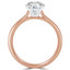 Round Diamond Solitaire Engagement Ring in Rose Gold (MVS0037-R)