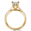 Princess Diamond Solitaire Engagement Ring in Yellow Gold (MVS0040-Y)