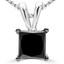 White Gold Black Diamond Necklace | Majesty Diamonds