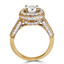 Round Diamond Round Halo Engagement Ring in Yellow Gold (MVS0097-Y)