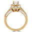 Round Diamond Round Halo Engagement Ring in Yellow Gold (MVS0104-Y)
