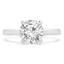 Round Diamond Solitaire Engagement Ring in White Gold (MVS0189-W)