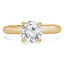 Round Diamond Solitaire Engagement Ring in Yellow Gold (MVS0190-Y)