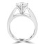 Round Diamond Solitaire Engagement Ring in White Gold (MVS0230-W)