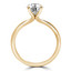 Round Diamond Solitaire Engagement Ring in Yellow Gold (MVS0231-Y)