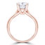 Round Diamond Solitaire Engagement Ring in Rose Gold (MVS0248-R)