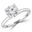Round Diamond Solitaire Engagement Ring in White Gold (MVS0269-W)