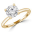 Round Diamond Solitaire Engagement Ring in Yellow Gold (MVS0269-Y)