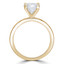 Round Diamond Solitaire Engagement Ring in Yellow Gold (MVS0269-Y)