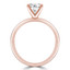 Round Diamond Solitaire Engagement Ring in Rose Gold (MVS0270-R)