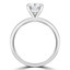 Round Diamond Solitaire Engagement Ring in White Gold (MVS0277-W)
