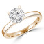 Round Diamond Solitaire Engagement Ring in Yellow Gold (MVS0277-Y)