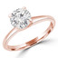 Round Diamond Solitaire Engagement Ring in Rose Gold (MVS0278-R)