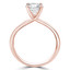 Round Diamond Solitaire Engagement Ring in Rose Gold (MVS0278-R)
