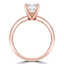Round Diamond Solitaire Engagement Ring in Rose Gold (MVS0279-R)