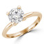 Round Diamond Solitaire Engagement Ring in Yellow Gold (MVS0279-Y)