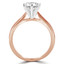 Round Diamond 6-Prong Solitaire Engagement Ring in Rose Gold (MVSS0015-R)