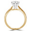 Round Diamond 6-Prong Solitaire Engagement Ring in Yellow Gold (MVSS0015-Y)