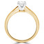 Princess Diamond V Prong Solitaire Engagement Ring in Yellow Gold (MVSS0017-Y)
