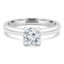 Round Diamond Solitaire Engagement Ring in Rose Gold (MVSS0044-R)
