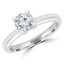 Round Diamond Solitaire Engagement Ring in Rose Gold (MVSS0044-R)