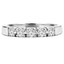 Round Diamond Five-Stone Anniversary Wedding Band Ring in White Gold (MVSX0006-W)