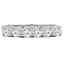 Round Diamond Six-Stone Anniversary Wedding Band Ring in White Gold (MVSX0007-W)