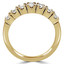 Round Diamond Seven-Stone Anniversary Wedding Band Ring in Yellow Gold (MVSX0008-Y)