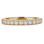 Round Diamond Semi-Eternity Wedding Band Ring in Yellow Gold (MVSXB0004-Y)