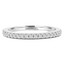 Round Diamond Semi-Eternity Wedding Band Ring in White Gold (MVSXB0006-W)