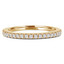 Round Diamond Semi-Eternity Wedding Band Ring in Yellow Gold (MVSXB0006-Y)