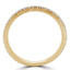 Round Diamond Semi-Eternity Wedding Band Ring in Yellow Gold (MVSXB0007-Y)