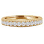 Round Diamond Semi-Eternity Wedding Band Ring in Yellow Gold (MVSXB0010-Y)