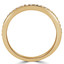 Round Diamond Semi-Eternity Wedding Band Ring in Yellow Gold (MVSXB0011-Y)