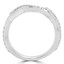 Round Diamond Infinity Semi-Eternity Wedding Band Ring in White Gold (MVSXB0015-W)