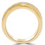 Round Diamond Fashion Semi-Eternity Wedding Band Ring in Yellow Gold (MVSXB0016-Y)