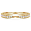 Round Diamond Semi-Eternity Wedding Band Ring in Yellow Gold (MVSXB0018-Y)