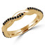 Round Black Diamond Infinity Semi-Eternity Wedding Band Ring in Yellow Gold (MVSXB0033-Y)