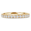 Round Diamond Semi-Eternity Wedding Band Ring in Yellow Gold (MVSXB0038-Y)