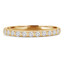 Round Diamond Bar-Set Semi-Eternity Wedding Band Ring in Yellow Gold (MVSXB0040-Y)
