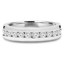 Round Diamond Channel Set Semi-Eternity Wedding Band Ring in White Gold (MVSXB0041-W)