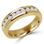 Round Diamond Channel Set Semi-Eternity Wedding Band Ring in Yellow Gold (MVSXB0041-Y)