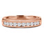 Round Diamond Channel Set Semi-Eternity Wedding Band Ring in Rose Gold (MVSXB0042-R)
