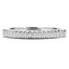 Round Diamond Semi-Eternity Wedding Band Ring in White Gold (MVSXB0046-W)