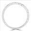 Round Diamond Semi-Eternity Wedding Band Ring in White Gold (MVSXB0049-W)
