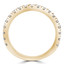Round Diamond Semi-Eternity Wedding Band Ring in Yellow Gold (MVSXB0050-Y)