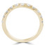 Round Diamond Semi-Eternity Wedding Band Ring in Yellow Gold (MVSXB0051-Y)